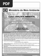 Cespe 2011 Mma Analista Ambiental III Prova