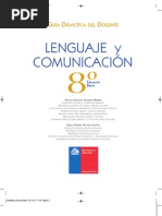 Lenguaje y Comunicación - 8° Básico (GDD)