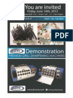 STM Drill Sharpening Machine Demonstration