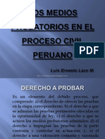 Medios Probatorios en El Proceso Civil Peruano