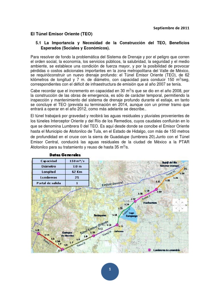 Tunel Emisor Oriente Túnel Ciudad de México Prueba gratuita de 30