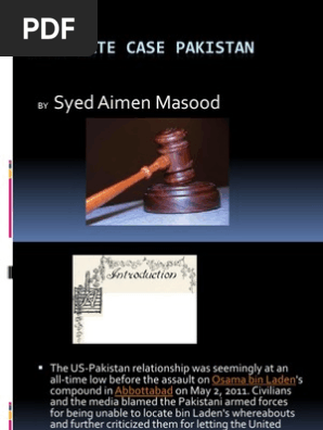 Memo Gate Case Pakistan