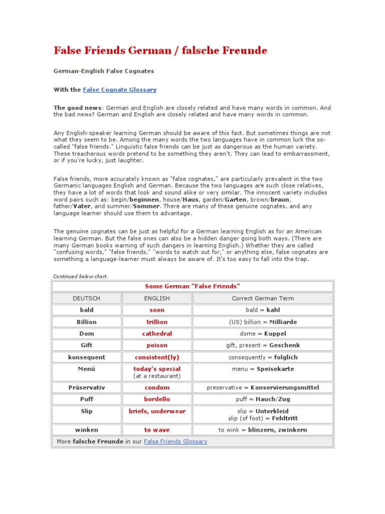 german-english-false-cognates-english-language-languages