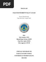 Download Makalah 1 Faktor Pembentuk Tanah by lhm Bgz Pr SN144278748 doc pdf