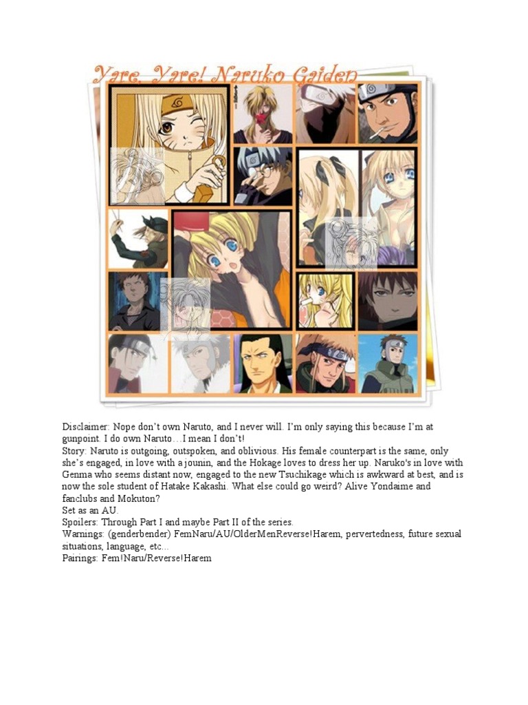 Yare Yare Naruko Gaiden | PDF | Mystery, Thriller \u0026 Crime Fiction | Poetry, image size:768x1024