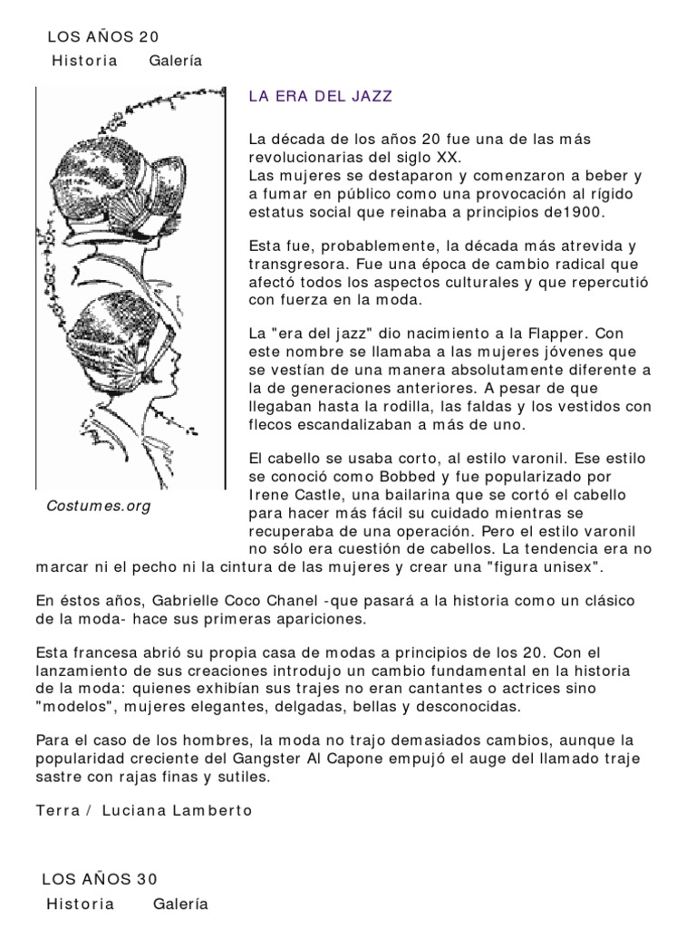 Historia de La Moda Femenina PDF | PDF | Moda | Apariencia humana