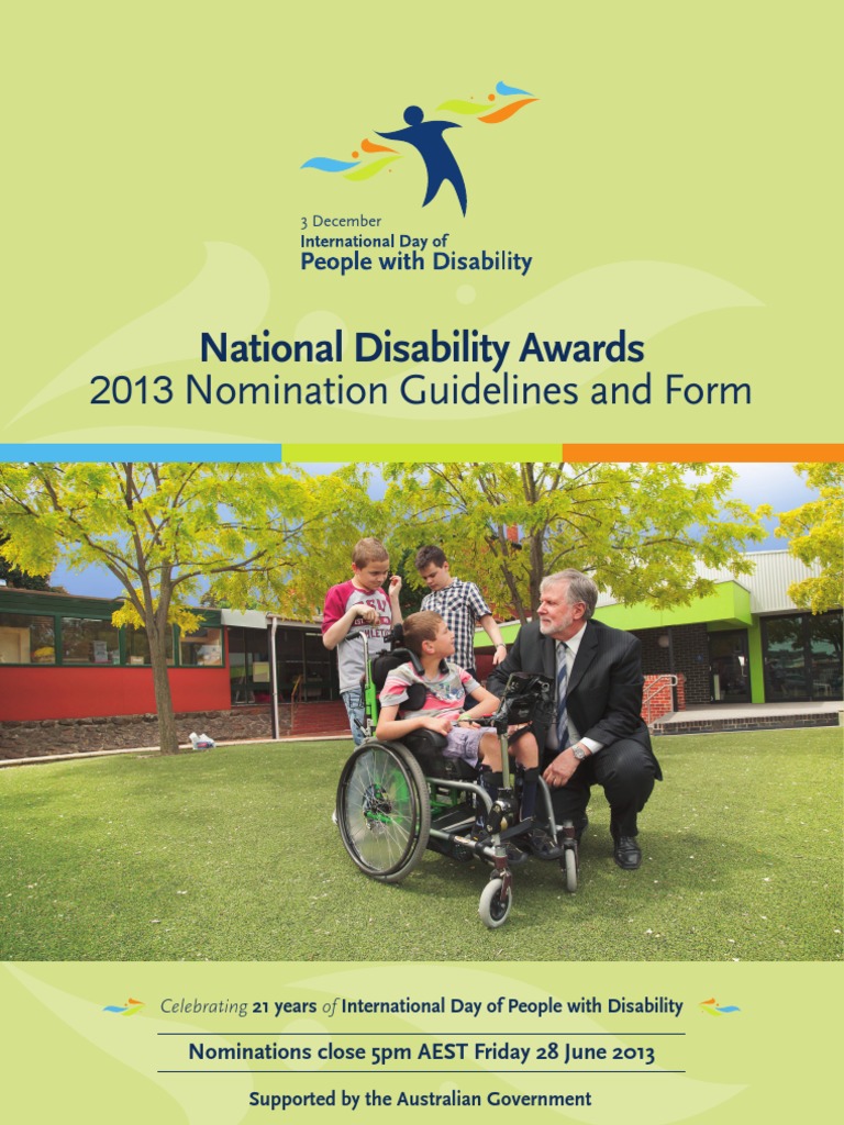 Nomination Guidelines 2013 PDF Version | PDF | Disability | Employment