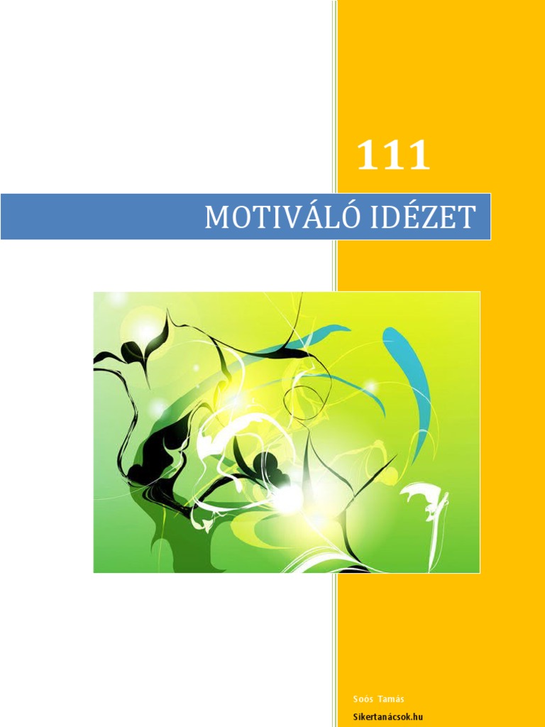 111 Motiváló Idézet Pdf