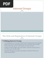 Interest Groups