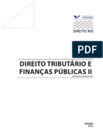 Direito Tributario e Financas Publicas II 2012-2