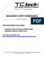 Forensics-Shadow Copy Presentation