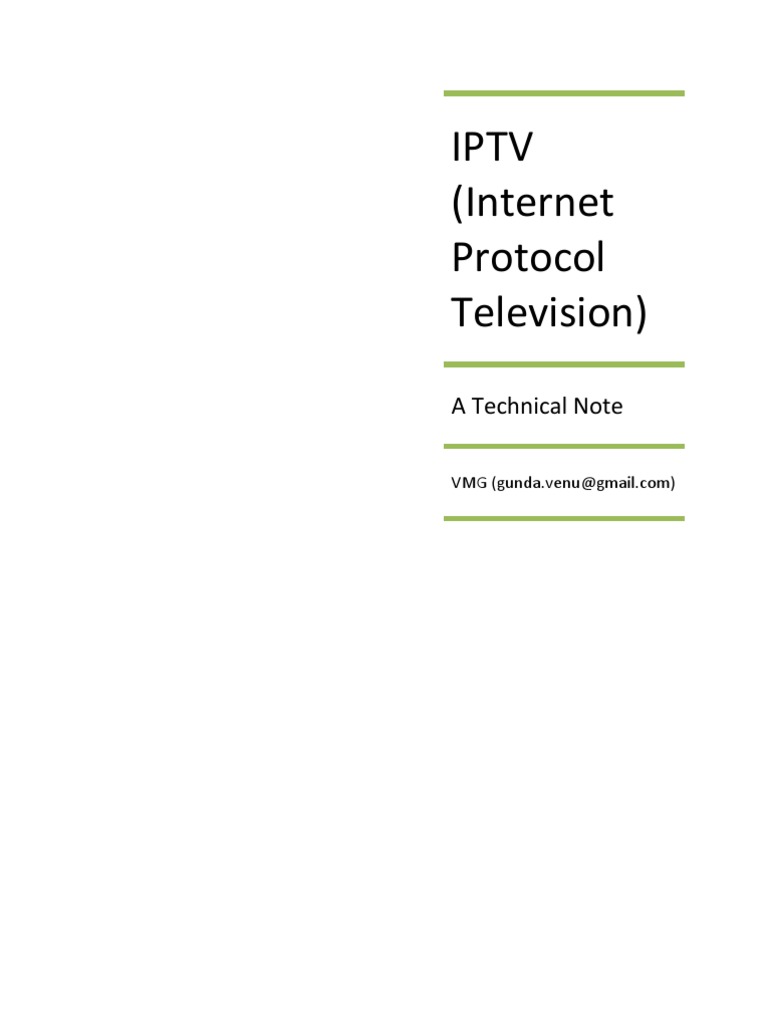 Understanding IPTV Protocols and Architecture | PDF | Iptv | Streaming ...