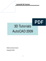 3D AutoCAD 2009