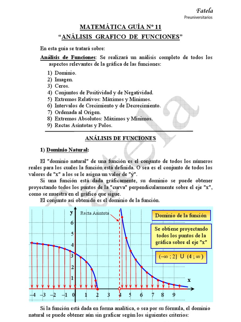 11) Análisis Gráfico de Funciones Intervalo (Matemáticas