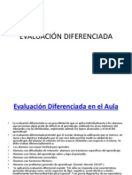 EVALUACIÓN DIFERENCIADA Muy Bueno