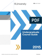 Undergraduate Course Guide 2015