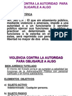 Delitos de Violencia, Desobediencia y Resistencia A La Autoridad Arreglado