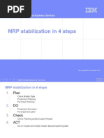 MRP Stabilization in 4 Steps