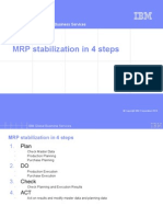 MRP Stabilization in 4 Steps