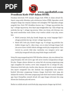 Download PHP_Penulisan Program PHP by deserver SN14434429 doc pdf