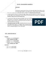 Ge 2111: Engineering Graphics: Unit V - Perpective Projections