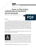 A Teoria Queer e a Sociologia