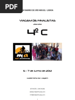 VF 4C Caderneta Viagem Alunos Poster