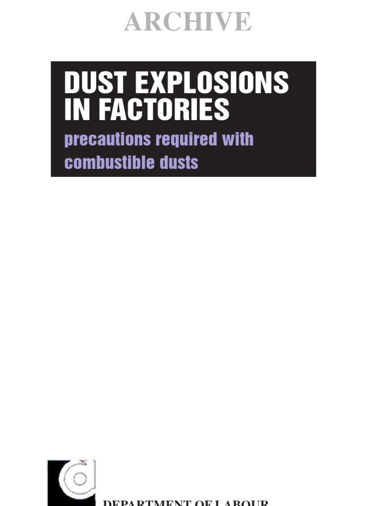 Dust Explosions PDF Business