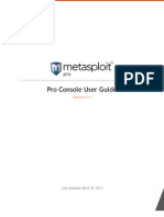 Metasploit Pro Console