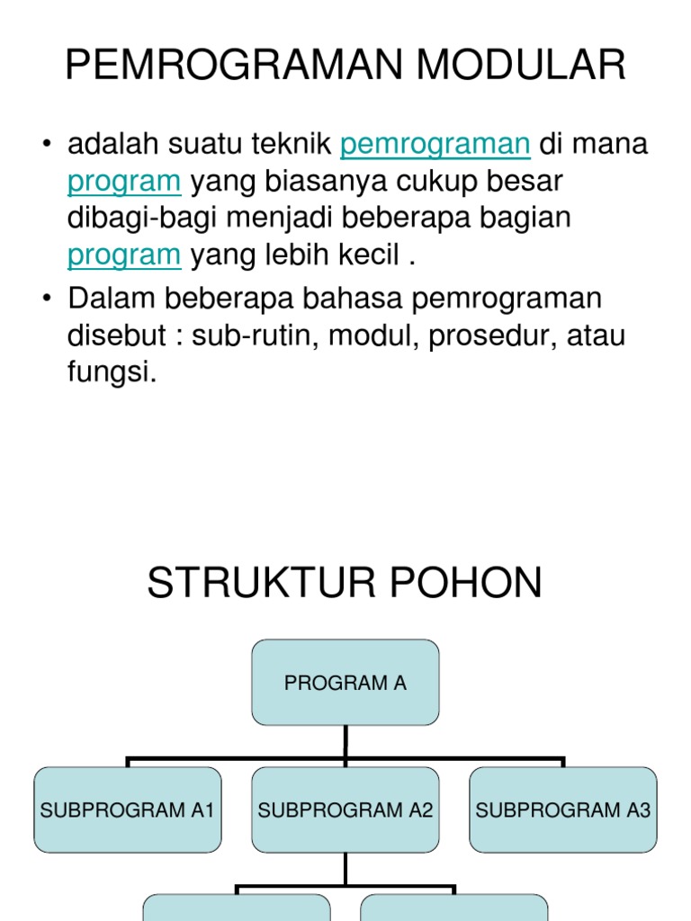 Teknik Pemrograman Modular | PDF