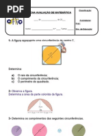 1º Teste Matemática 6ºAno