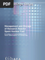 Download Management and storage of research reactor spent nuclear fuel proceedings of a technical meeting held in Thurso United Kingdom1922 October 2009 by Muttaqin Margo Nirwono SN144369037 doc pdf