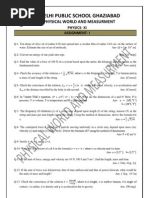 Download Physics Assgnment for Holiday Home Work PHYSICAL WORLD and MEASURMENT by RKS708 SN144383831 doc pdf