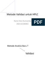 Metode Validasi Untuk HPLC