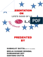 Presentation ON: Life'S Good of LG