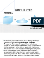 Kurt Lewin 3 Step Model
