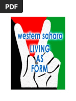 Living as Form in Western Sahara