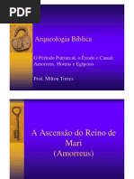 O Período Patriarcal - Prof. Milton Torres