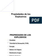 Propiedades de Los Explosivos