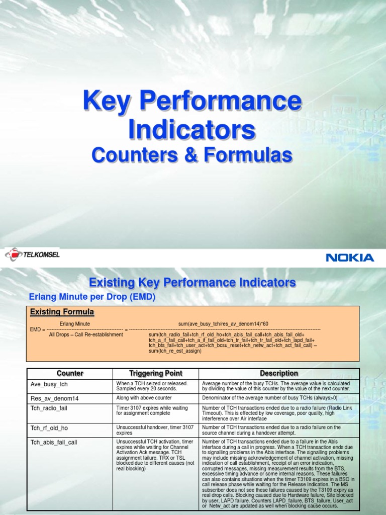 KPI Counters for Call Performance | PDF | Transmission Control Protocol ...