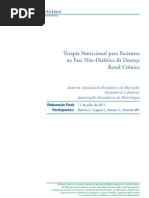 Terapia Nutricional Para Pacientes Na Fase Nao Dialitica Da Doenca Renal Cronica