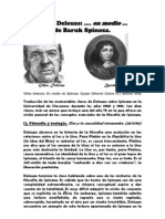 Deleuze en Medio de Spinoza