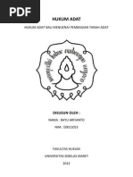 Makalah Hukum Adat Bali
