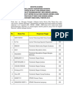 Berita Acara THP ROBOT Peserta Nasional 2013