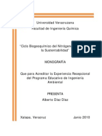 Ciclo del nitrógeno y sustentabilidad