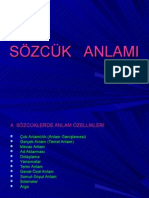 Sözcük Anlami