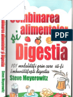 Combinarea Alimentelor Si Digestia Steve Meyerowitz 186 Pag