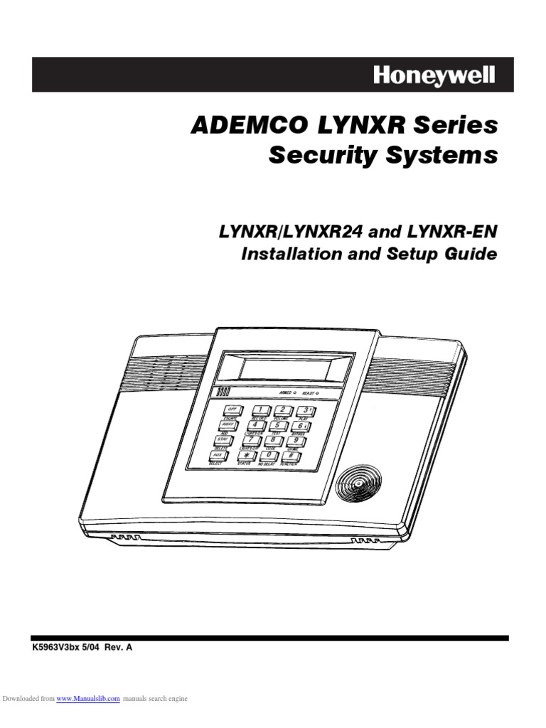 Ademco Lynxr Series | Electrical Connector | Telephone