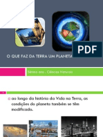 Condicoes Da Terra Que Permitem A Existencia de Vida Apresentacao PDF