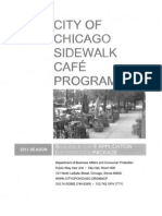 City of Chicago Sidewalk Café Program